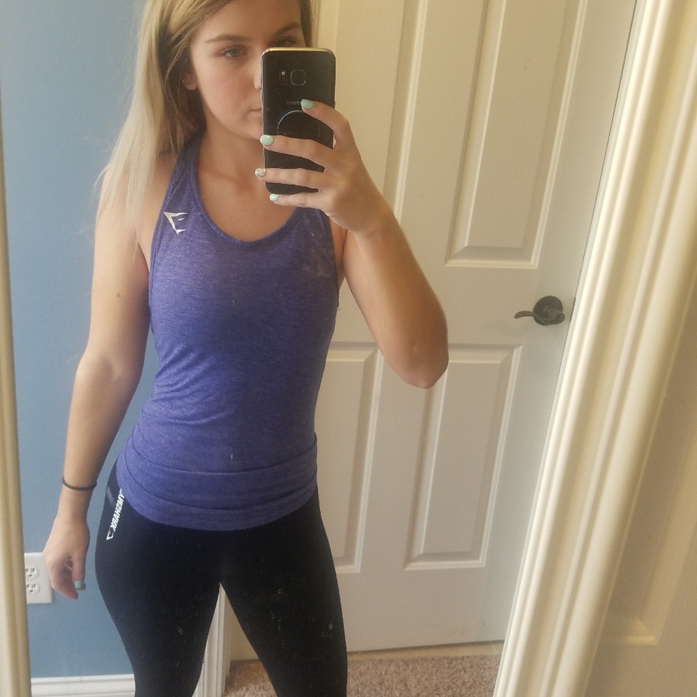 Gymshark cross back tank